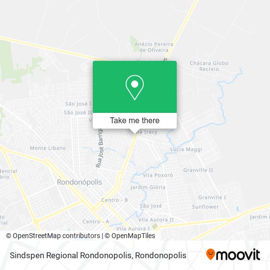 Mapa Sindspen Regional Rondonopolis
