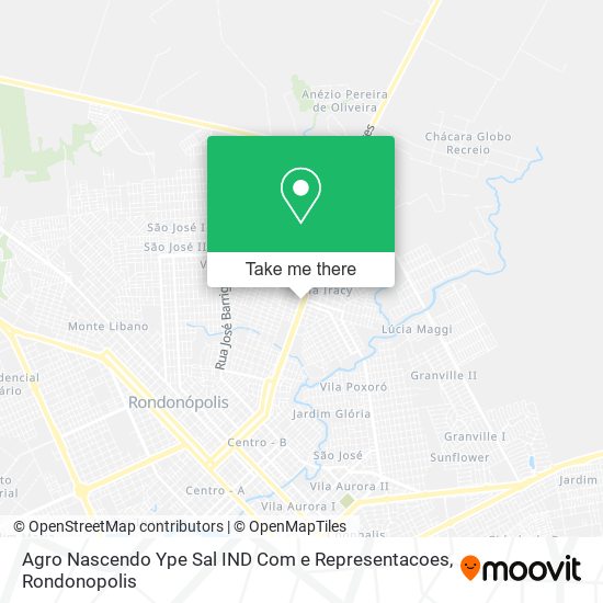 Agro Nascendo Ype Sal IND Com e Representacoes map
