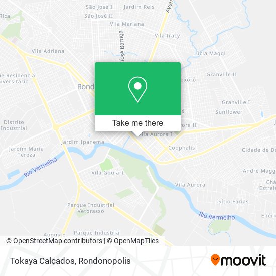 Tokaya Calçados map