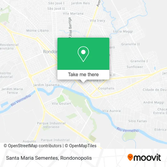 Santa Maria Sementes map