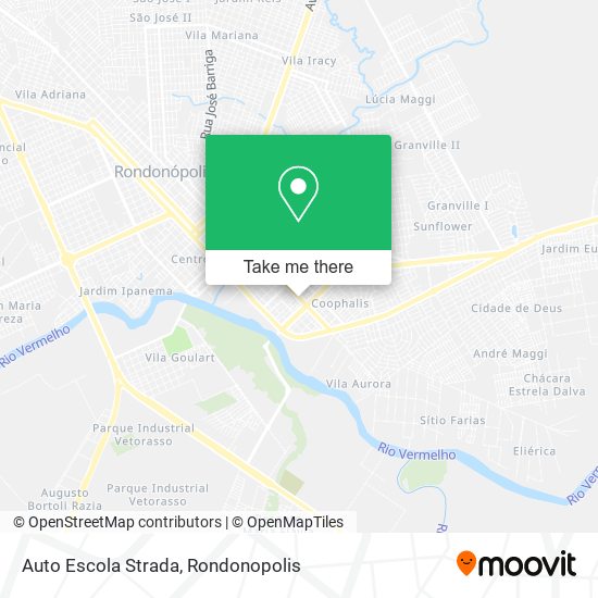 Auto Escola Strada map