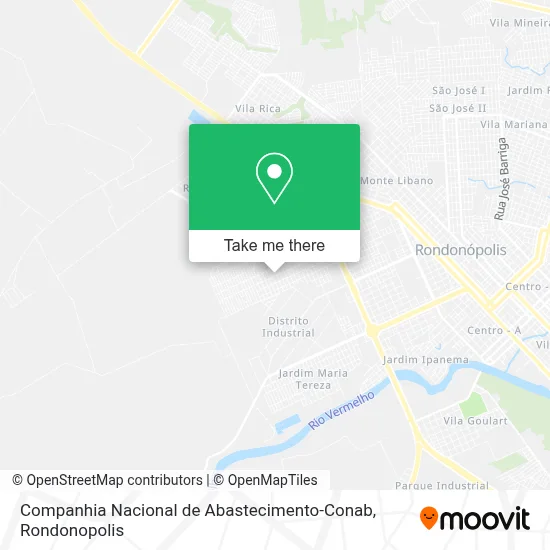 Companhia Nacional de Abastecimento-Conab map