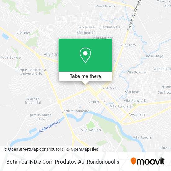 Botânica IND e Com Produtos Ag map