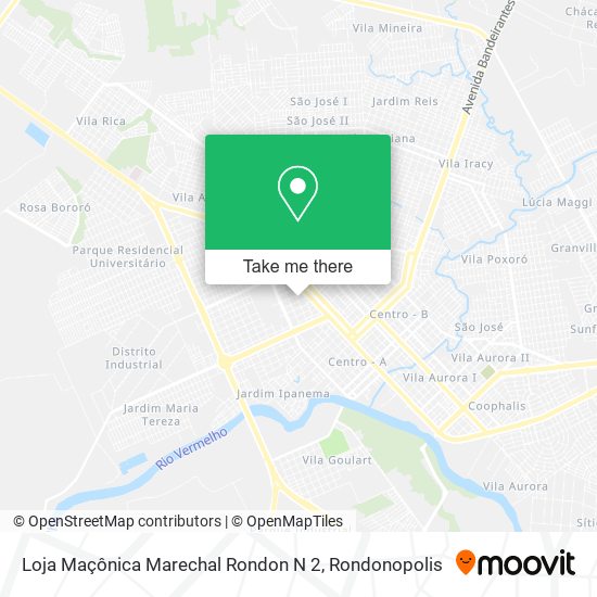 Loja Maçônica Marechal Rondon N 2 map