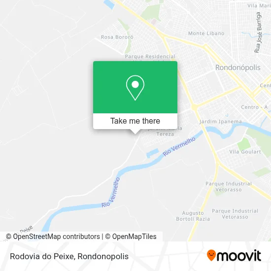 Rodovia do Peixe map