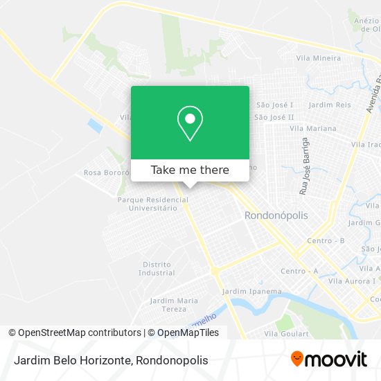 Mapa Jardim Belo Horizonte