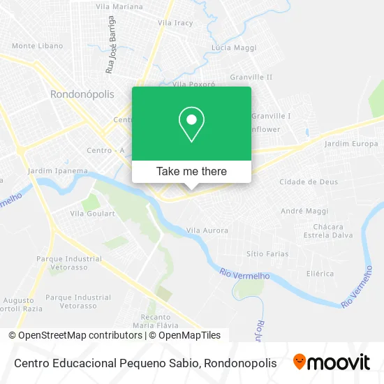 Centro Educacional Pequeno Sabio map