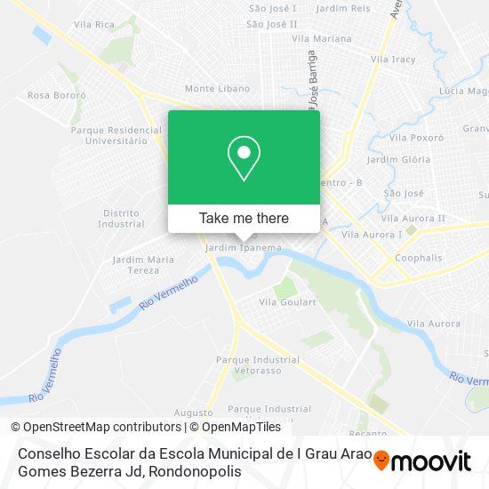 Conselho Escolar da Escola Municipal de I Grau Arao Gomes Bezerra Jd map