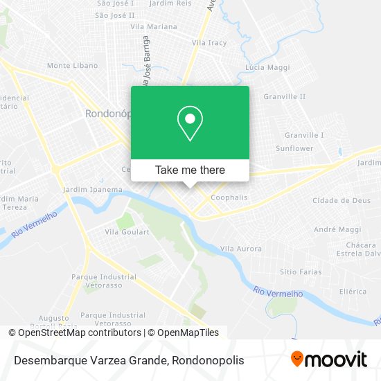 Desembarque Varzea Grande map