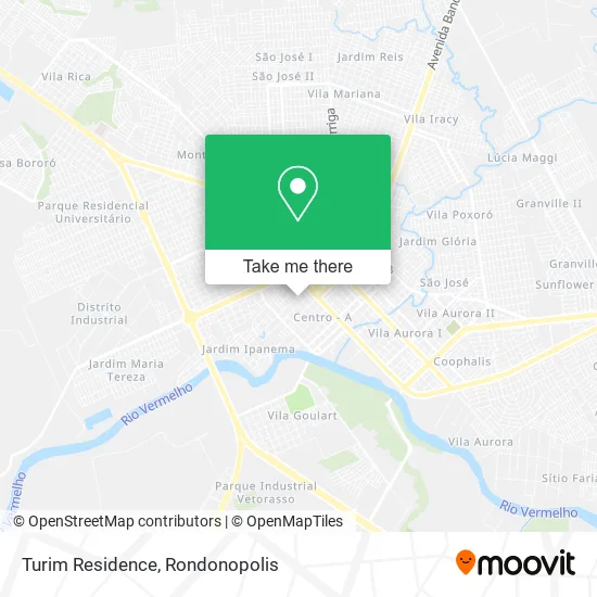 Turim Residence map