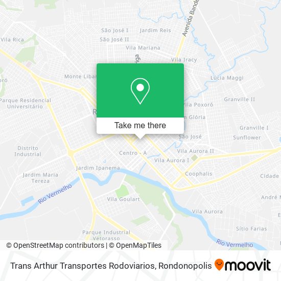 Trans Arthur Transportes Rodoviarios map