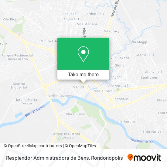 Resplendor Administradora de Bens map