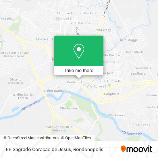EE Sagrado Coração de Jesus map