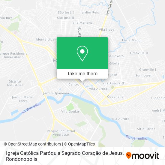 Igreja Católica Paróquia Sagrado Coração de Jesus map