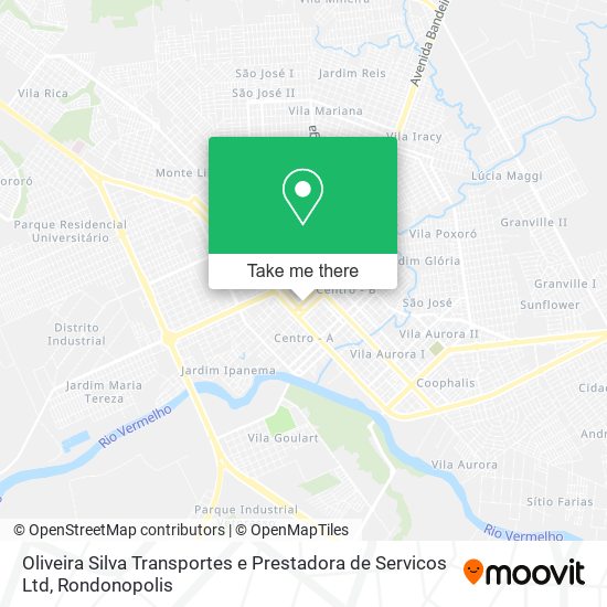 Mapa Oliveira Silva Transportes e Prestadora de Servicos Ltd