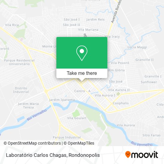 Mapa Laboratório Carlos Chagas
