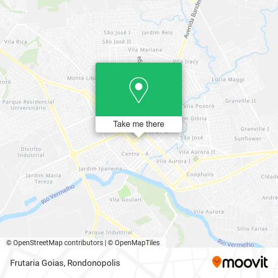 Frutaria Goias map