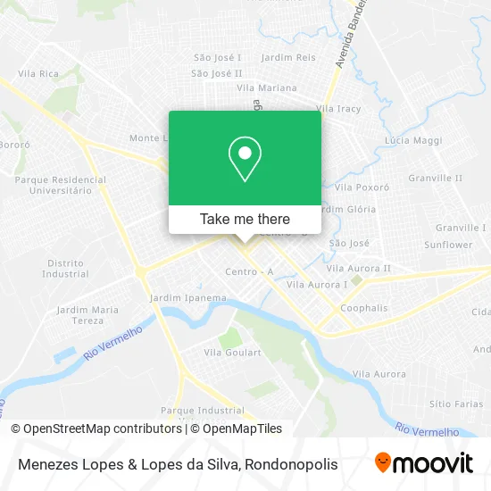 Menezes Lopes & Lopes da Silva map