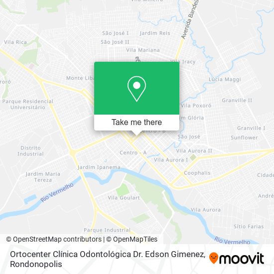 Ortocenter Clínica Odontológica Dr. Edson Gimenez map