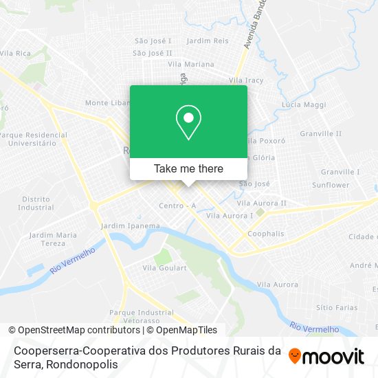 Cooperserra-Cooperativa dos Produtores Rurais da Serra map