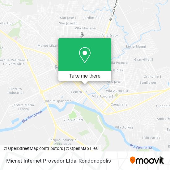 Micnet Internet Provedor Ltda map