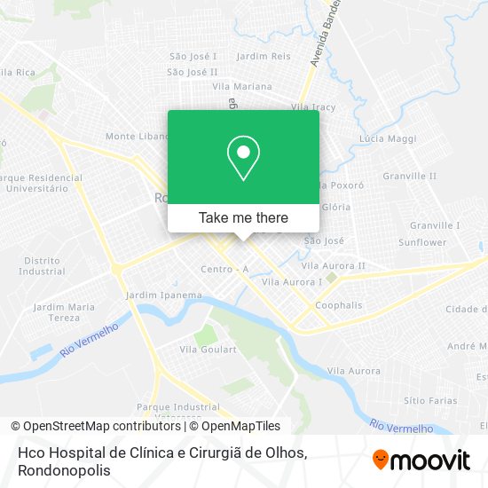 Hco Hospital de Clínica e Cirurgiã de Olhos map