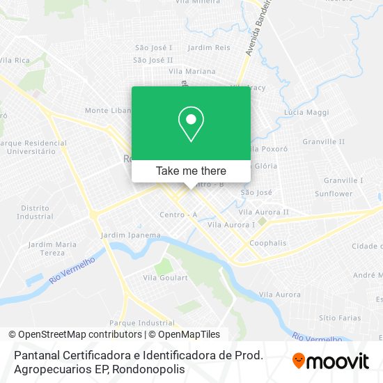 Pantanal Certificadora e Identificadora de Prod. Agropecuarios EP map