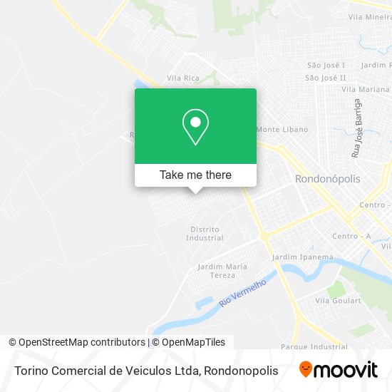 Mapa Torino Comercial de Veiculos Ltda