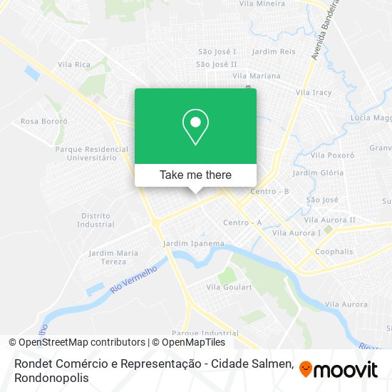Mapa Rondet Comércio e Representação - Cidade Salmen