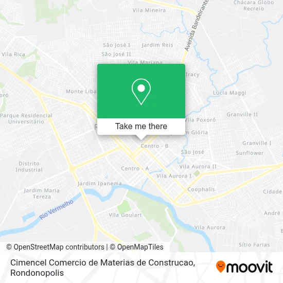 Cimencel Comercio de Materias de Construcao map