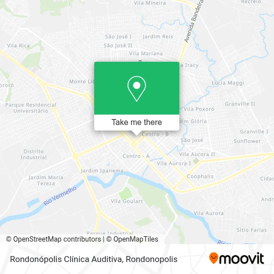 Rondonópolis Clínica Auditiva map
