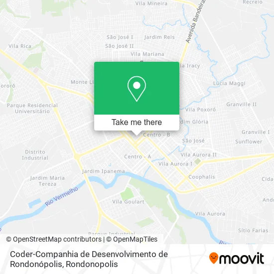 Coder-Companhia de Desenvolvimento de Rondonópolis map