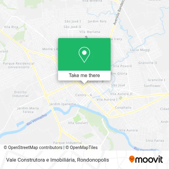 Vale Construtora e Imobiliária map
