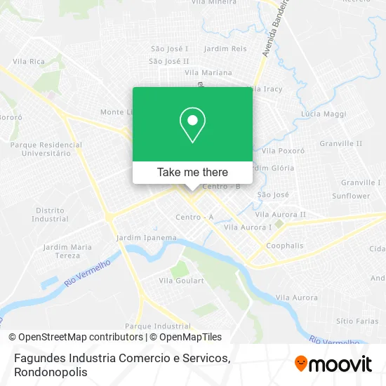 Fagundes Industria Comercio e Servicos map