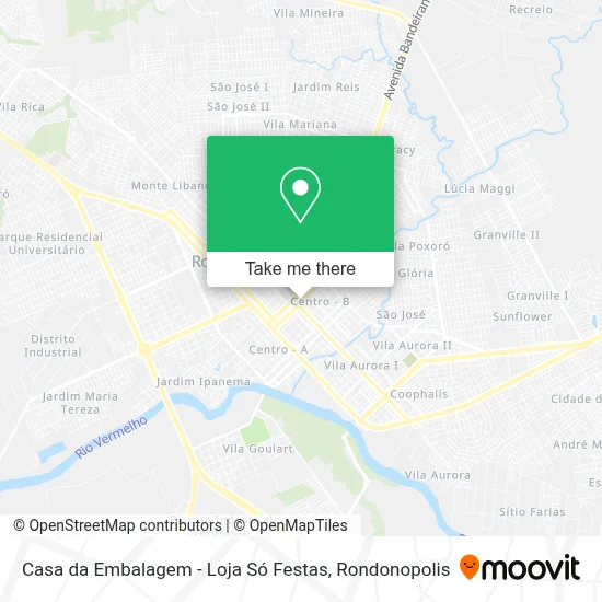 Casa da Embalagem - Loja Só Festas map