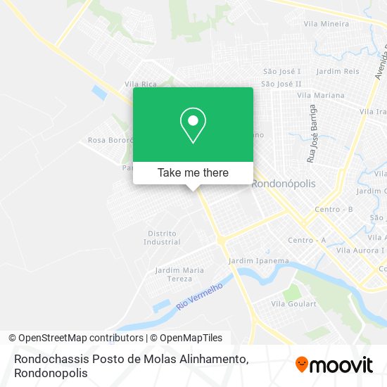 Rondochassis Posto de Molas Alinhamento map