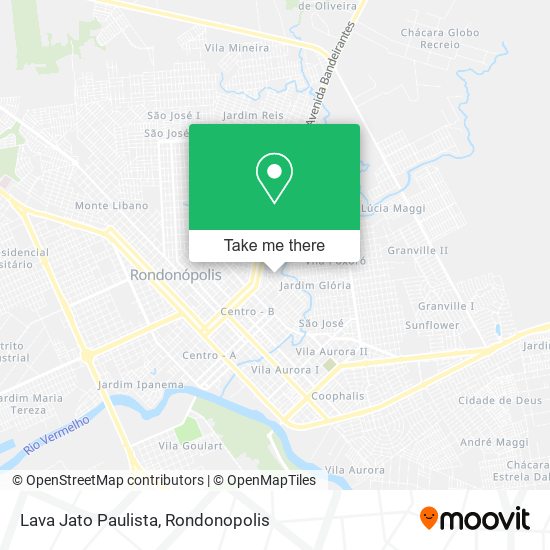 Lava Jato Paulista map