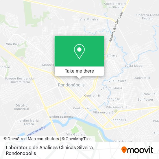 Laboratório de Análises Clínicas Silveira map