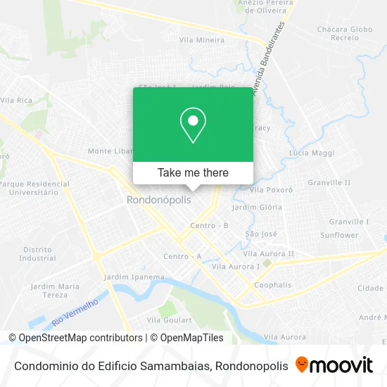 Condominio do Edificio Samambaias map