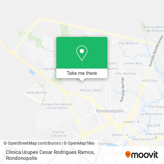 Clinica Urupes Cesar Rodrigues Ramos map