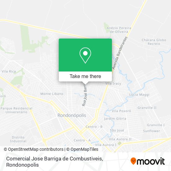 Comercial Jose Barriga de Combustiveis map