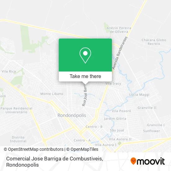 Comercial Jose Barriga de Combustiveis map