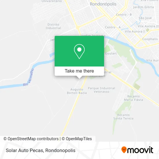 Solar Auto Pecas map