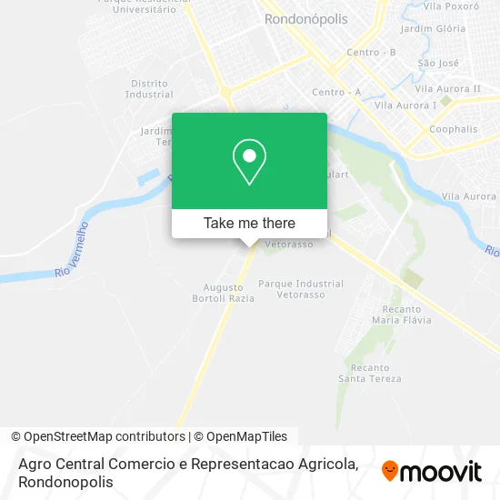 Agro Central Comercio e Representacao Agricola map