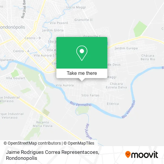 Jaime Rodrigues Correa Representacoes map