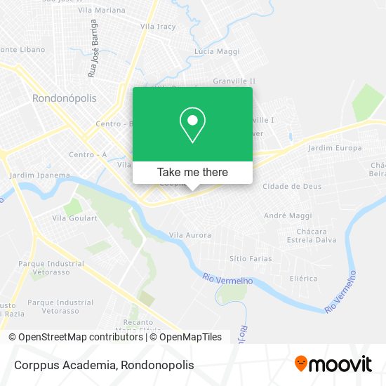 Corppus Academia map