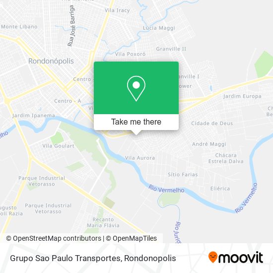 Grupo Sao Paulo Transportes map