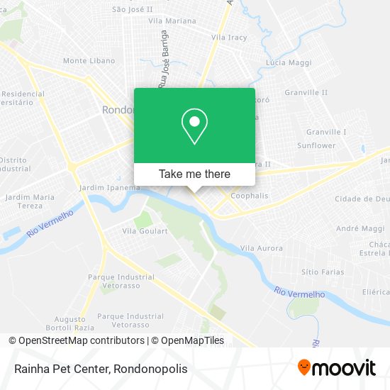 Rainha Pet Center map