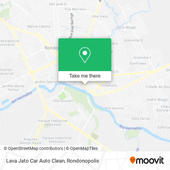 Lava Jato Car Auto Clean map