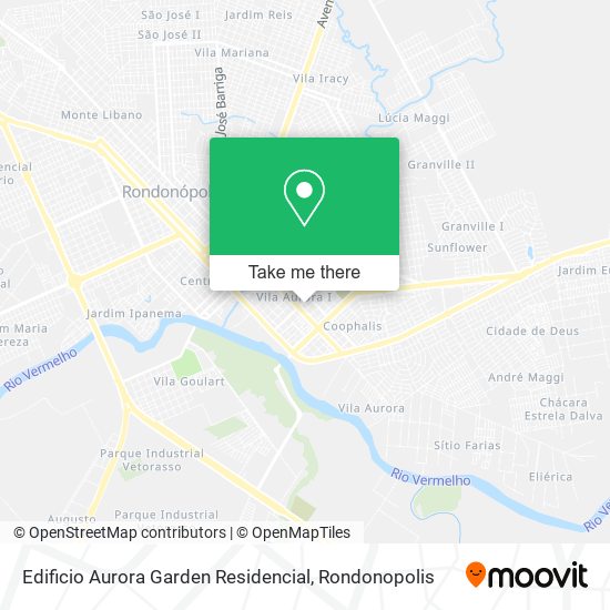 Edificio Aurora Garden Residencial map